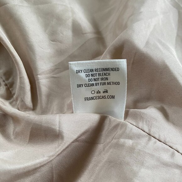 Miami Faux Fur Cropped Tan Jacket Sz Sm - Picture 8 of 12